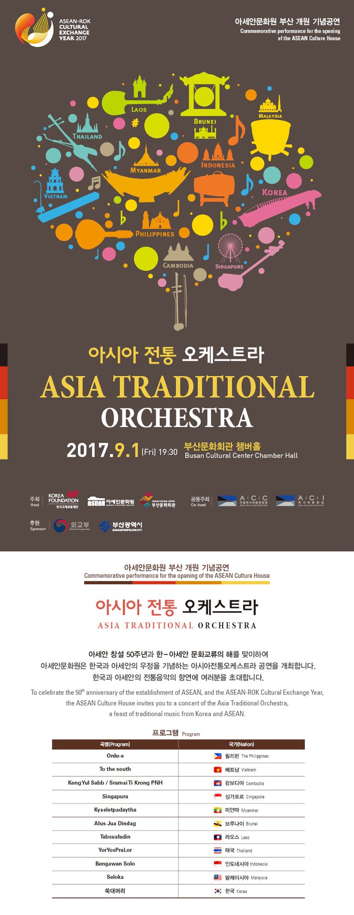 한-스리랑카 수교 40주년 기념 특별 공연 / 스리랑카, 춤과 음악의 보물섬 by. 라비반두 비다파티 / 2017.5.19(금) 오후8시 / 국립극장 KB 하늘