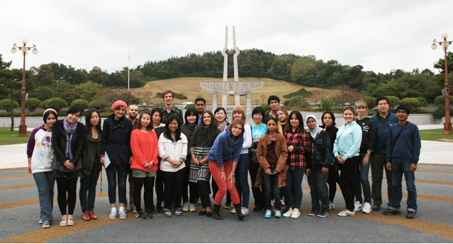 재단 초청 한국어 연수 펠로들의 가을 지방답사 프로그램